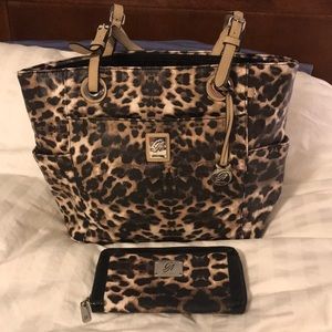 Grace Adele tote purse and wallet